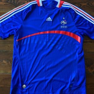 France Euro Jersey 2007-2008 design